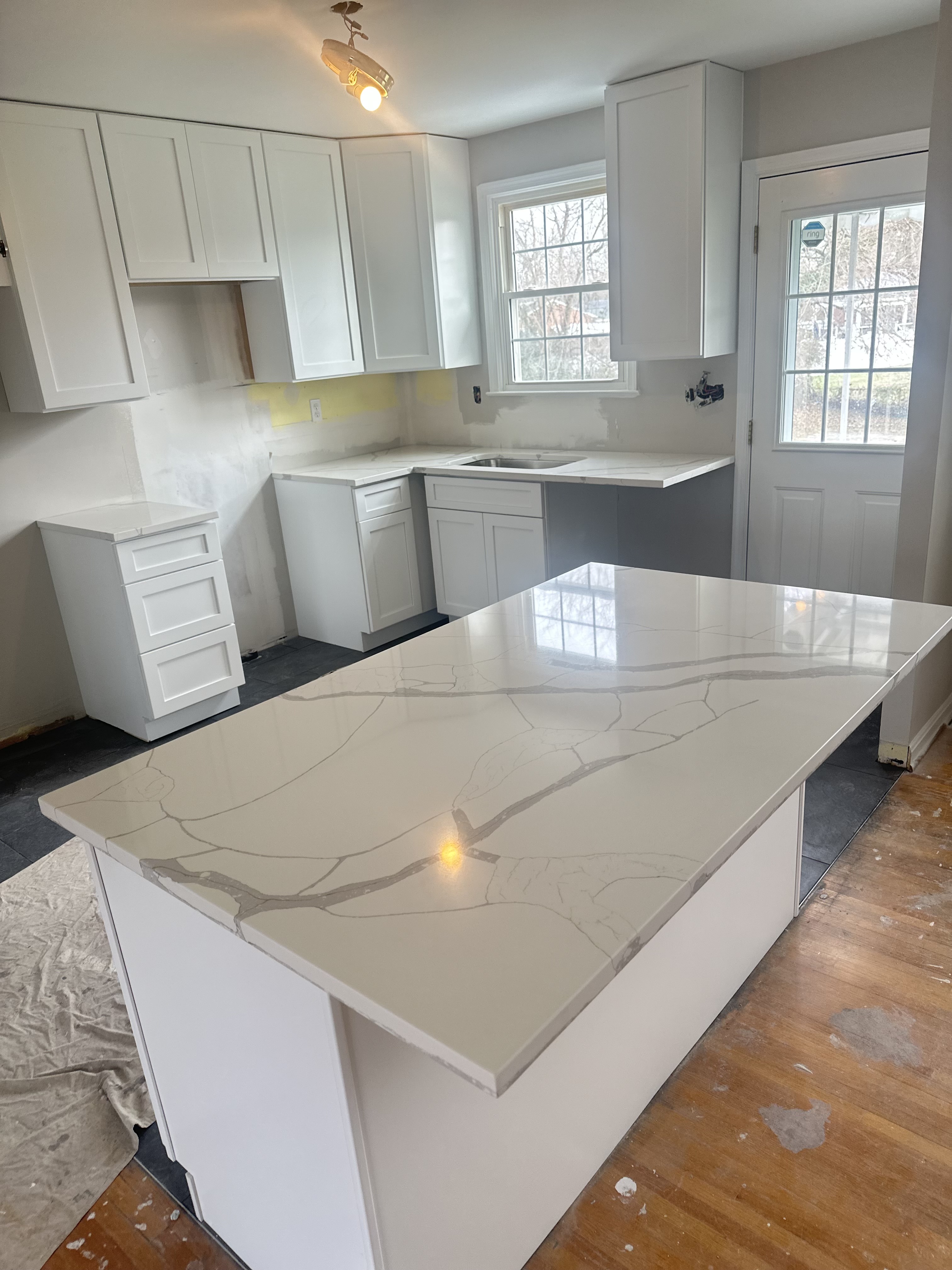 Kitchen Remodel - Custom cabinetry and countertop installation